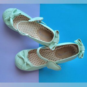 Cute Lolita Mint Green Kawaii Heart Heels - Womens Size 8